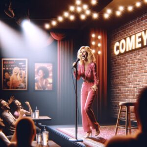 Barbie Sequel @ Hollywood Comedy Club - Salma Hayek 