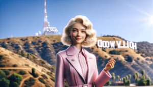 Barbie Sequel @ Hollywood Sign