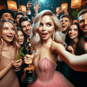 Barbie's Oscar Speech - at Oscar Party