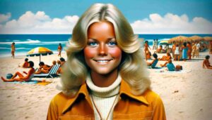 Image of a young What are the most iconic Malibu Barbie accessories from the 1970s?